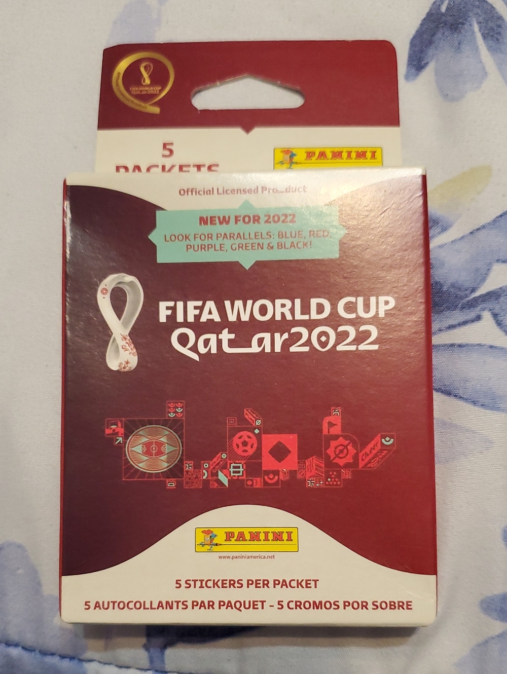 Panini FIFA World Cup Qatar 2022 Stickers Box 5 Packets Per Box